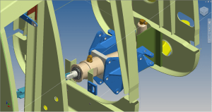 P-51D Mustang Tail Wheel retracting cylinder