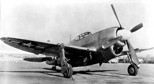 Republic XP-47J front